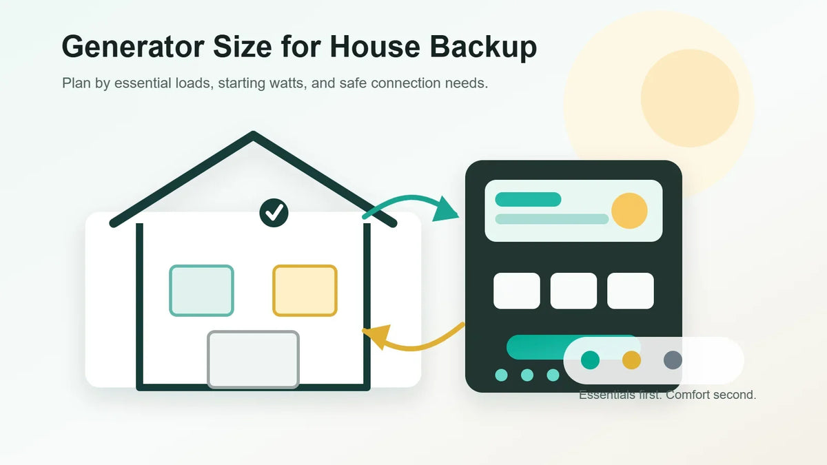 Generator Size for House Backup