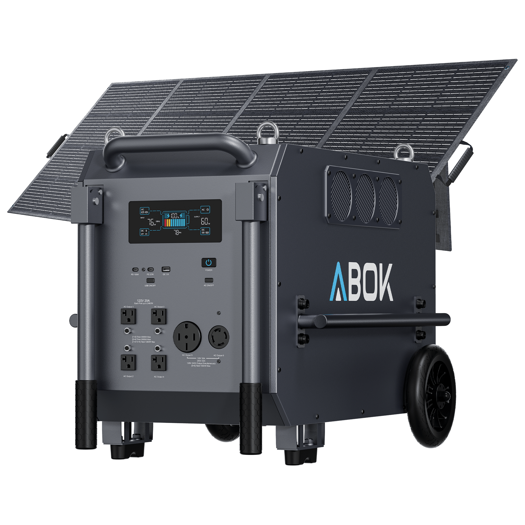ABOK Ark7200 Power Station(9792Wh) - ABOK