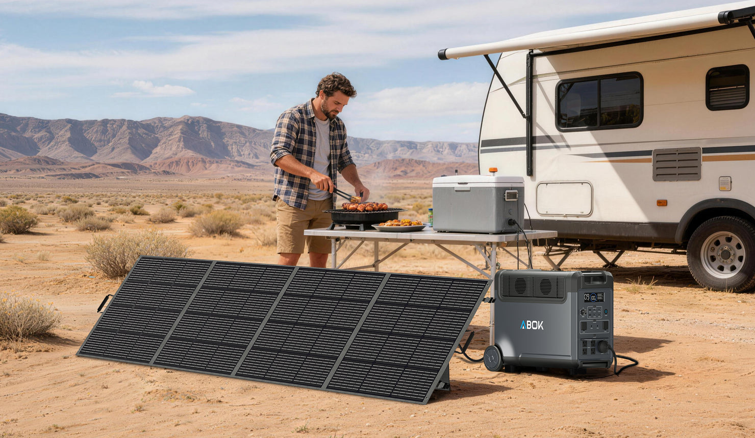 Ark3600 Power Station + 200W Solar Panel
