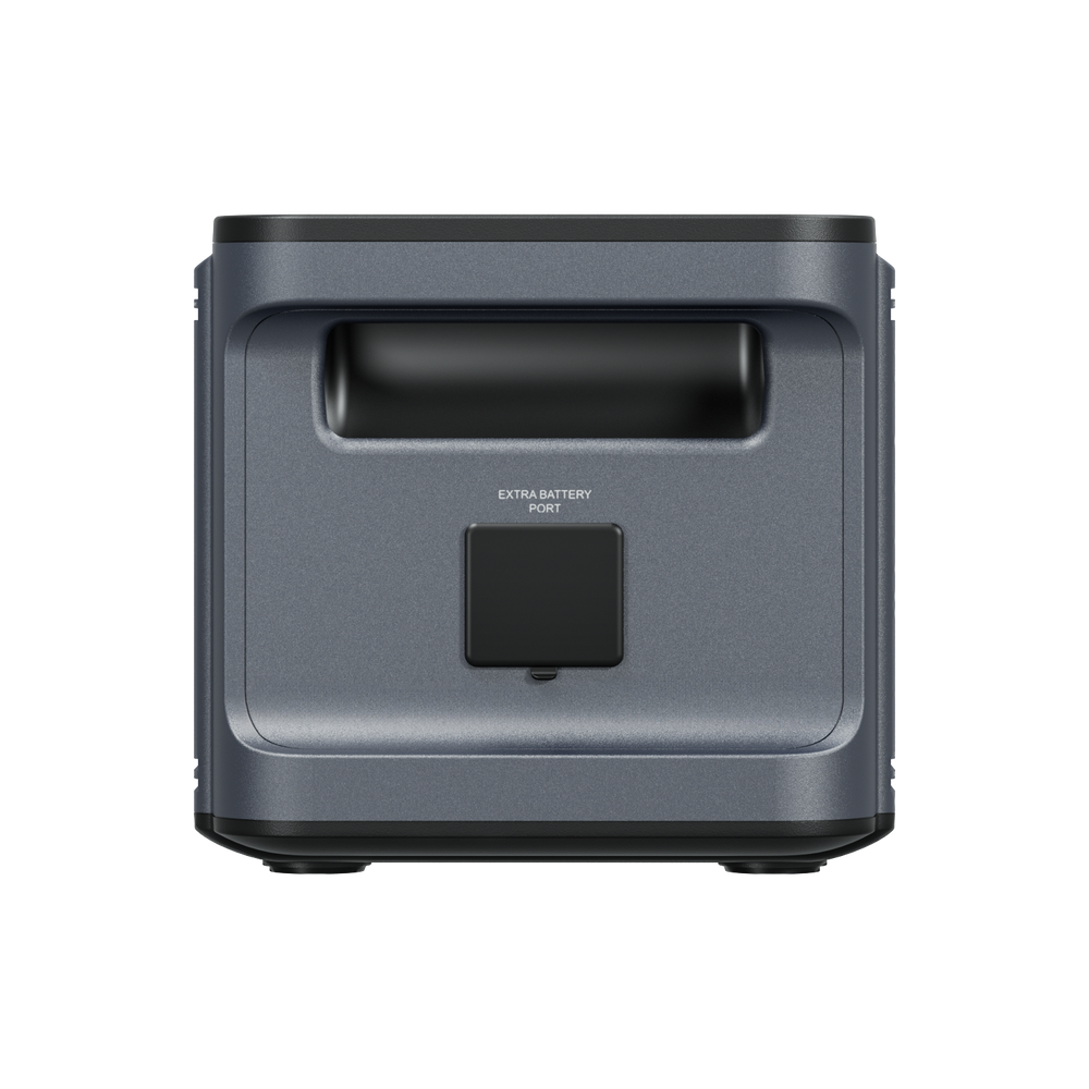 ABOK Ark2000E extra battery rear view showing the covered expansion battery port.