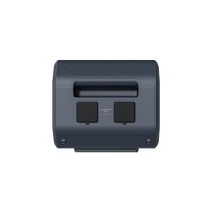 ABOK Ark2500 port-side view of the extra battery showing two covered battery connection ports