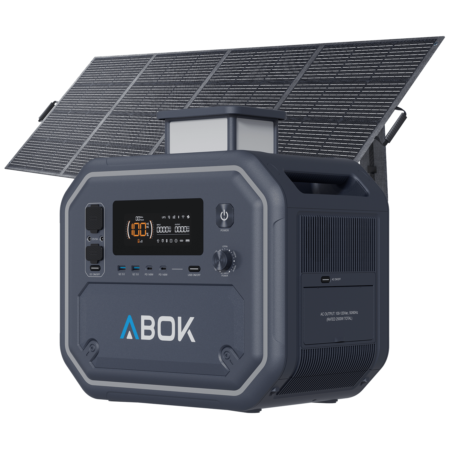 ABOK Ark2500 Power Station(2160Wh) - ABOK
