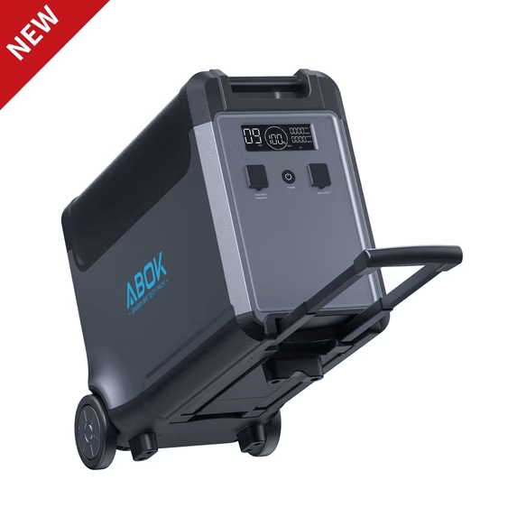 ABOK Ark3600 Expandable Power Station 3600W, 3840Wh LiFePO4 Battery Backup (Up to 11520Wh) for Whole Home, Blackouts & Hurricanes - ABOK