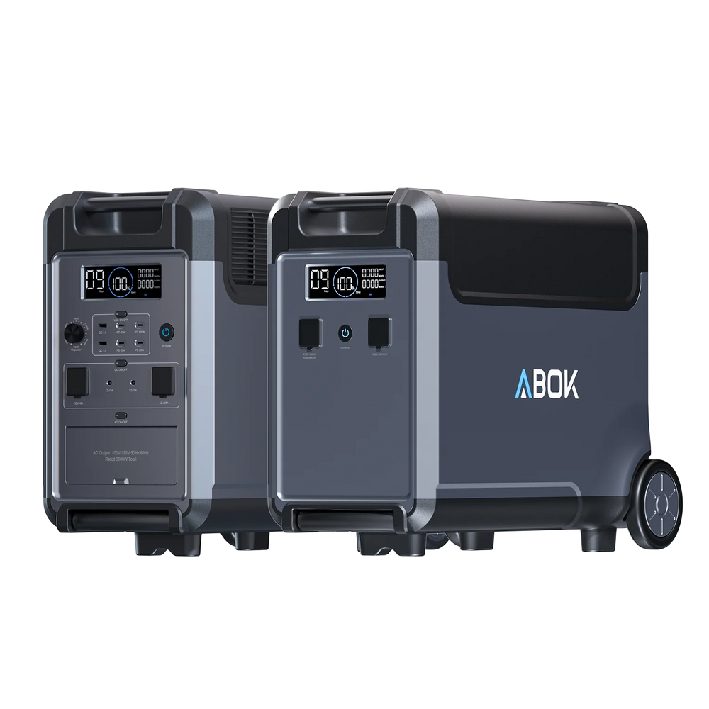 ABOK Ark3600 portable power station with one matching extra battery