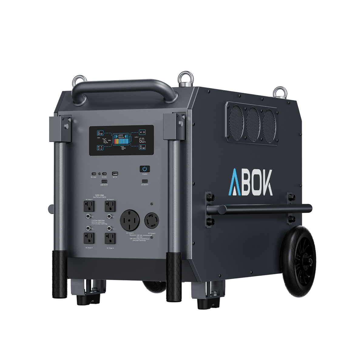 ABOK Ark7200 Power Station(9792Wh) - ABOK