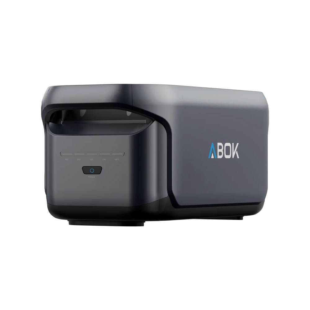 ABOK X1 battery US-spec expansion battery in an angled product view.
